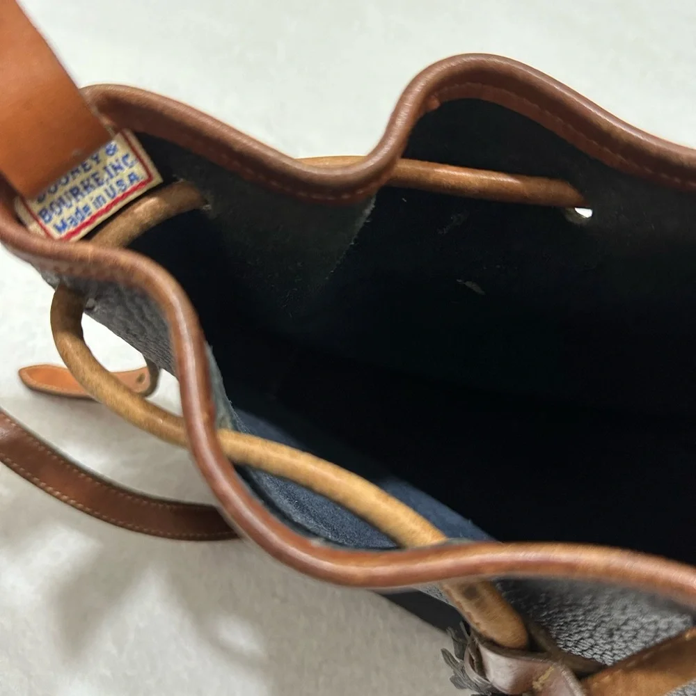 Vintage Dooney & Bourke Drawstring Bucket Bag